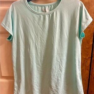 32 Degrees Women's Aqua Short Sleeve Tee